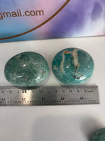 Amazonite Palm Stones Large