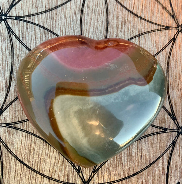 Desert Jasper Heart