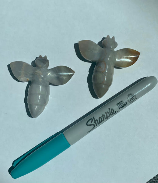 Blue Chalcedony Bee