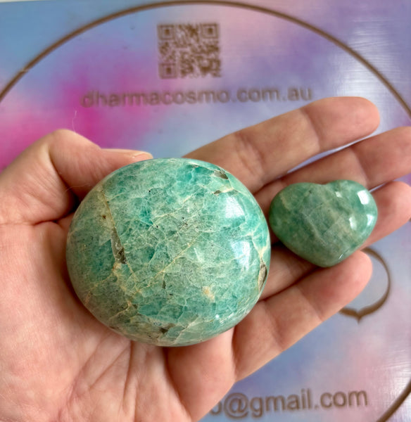 Amazonite XL Palm Stones