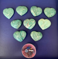 Amazonite Hearts