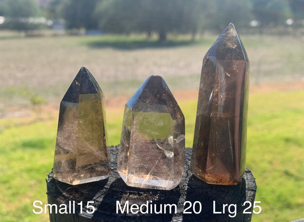 Smokey Quartz Point Lrg