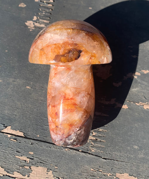 Fire Quartz Mushroom w/GH