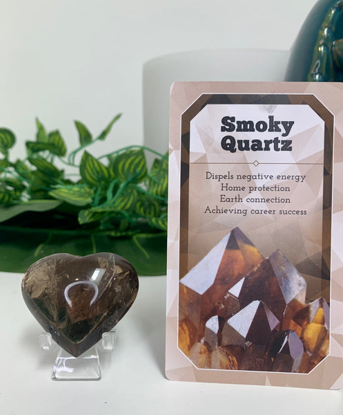 Smokey Quartz Heart