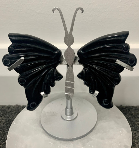 Black Obsidian Butterfly Wings